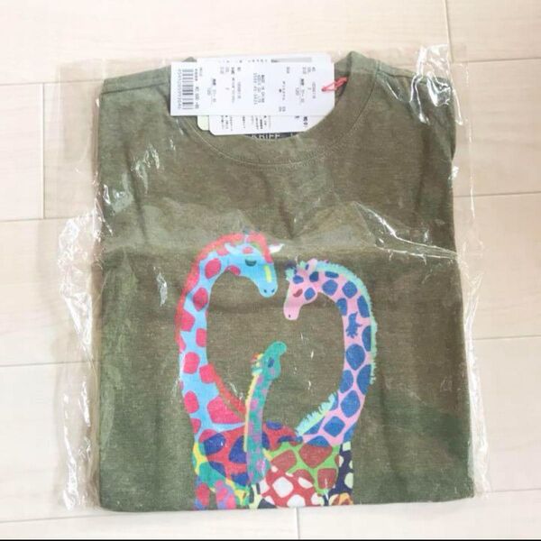 ☆新品☆ KRIFF MAYER Tシャツ 120cm カーキ キリン AKI