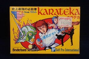 ▼ゲーム583 ファミコン Karateka カラテカ 史上最強の必殺拳 from USA▼任天堂/Nintendo/起動確認済み