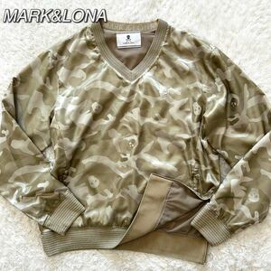  unused class MARK&LONA Mark and ronas need camouflage camouflage jacket blouson Skull skull thermal storage . manner brand Logo khaki M regular goods 