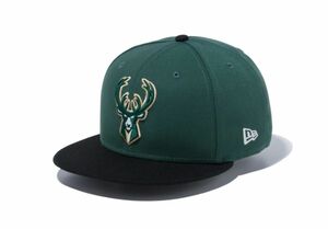 16日まで　9FIFTY ミルウォーキー・バックス グリーン × チームカラー ブラックバイザー ニューエラ