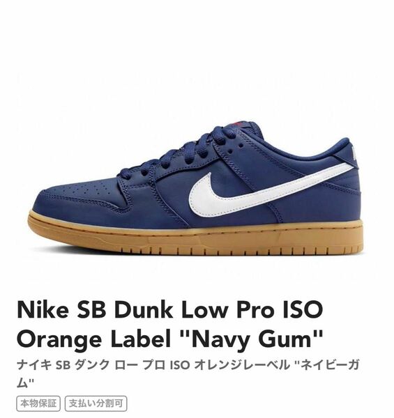 Nike SB ISO Collection "Navy Gum" US10