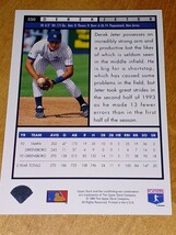 1994 Upper Deck Top Prospects #550 Derek Jeter RC デレク・ジーター　ルーキーカード　ヤンキース_画像2