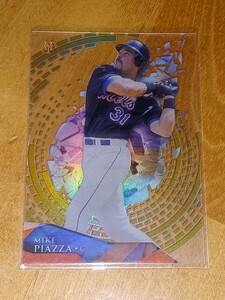 2014 Topps High Tek Mike Piazza Gold Diffractor 99枚限定　マイク・ピアッツア　Mets　ゴールドパラ　ハイテック