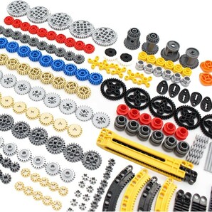 新品 定価4,299円 233ピース 互換品 LEGO（レゴ）テクニック パーツ用ギア (リフトアーム、ピン、車軸、コネクター) ビルディング ブロックの画像9