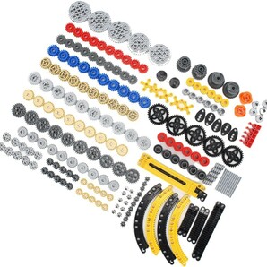 新品 定価4,299円 233ピース 互換品 LEGO（レゴ）テクニック パーツ用ギア (リフトアーム、ピン、車軸、コネクター) ビルディング ブロックの画像5