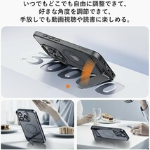 新品未開封☆定価3,680円 iPhone15 plus 専用ケース X1タイプ MagSafe対応 透明 耐衝撃 ワイヤレス充電 ストラップホール付き 磁気ケース_画像7