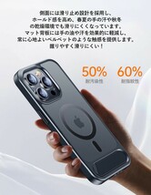 新品未開封☆定価3,680円 iPhone15 plus 専用ケース X1タイプ MagSafe対応 透明 耐衝撃 ワイヤレス充電 ストラップホール付き 磁気ケース_画像5