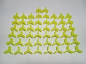 フックカバー #2 イエロー 50個セット フックサイズ1#～3# ミノー メタルジグ バイブレーション クランク 送料無料 黄色 保護カバー