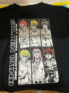 しまむら×JOJO ジョジョの奇妙な冒険 第5部　集合ロゴTシャツ