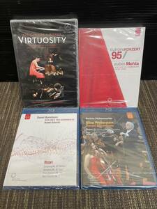 【未開封】クラシック DVD まとめ 4点 EuroArts Blu-ray Daniel Barenboim VIRTUOSITY Berliner Philharmoniker EUROPAKONZERT 95