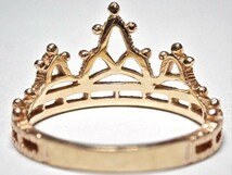 551.ete K10 指輪 クラウン crown ring 1.9g_画像5