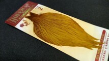 HOFFMAN SUPER CAPE #2 White dyed Golden Olive ホワイティングファーム　ホフマン コックハックル ダイド ゴールデン オリーブ 未使用_画像1