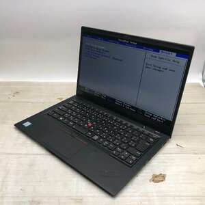 Lenovo ThinkPad X1 Carbon 20KG-S4WF00 Core i7 8550U 1.80GHz/16GB/250GB(SSD) 〔A0617〕