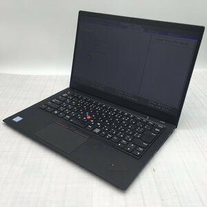 Lenovo ThinkPad X1 Carbon 20KG-SA3W00 Core i7 8550U 1.80GHz/16GB/256GB(SSD) 〔B0620〕