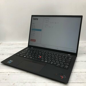 Lenovo ThinkPad X1 Carbon 20XX-CTO1WW Core i7 1165G7 2.80GHz/16GB/256GB(NVMe) 〔B0225〕