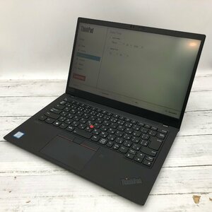 Lenovo ThinkPad X1 Carbon 20QE-S3260H Core i7 8665U 1.90GHz/16GB/512GB(NVMe) 〔B0312〕