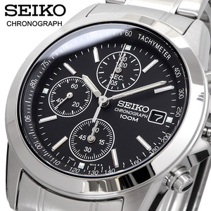 SEIKO セイコー 腕時計 メンズ 国内正規 クォーツ クロノグラフ ビジネス カジュアル SND309P1