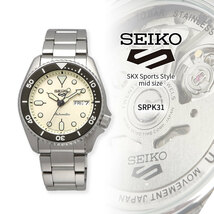 SEIKO セイコー ファイブ 5スポーツ 腕時計 メンズ 海外モデル SKX Sports Style 38mm 自動巻き SRPK31_画像1