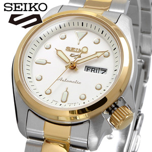 セイコー SEIKO 5 SPORTS コンパクト 腕時計 海外モデル 自動巻き スポーツ ホワイト SRE004K1 レディース [逆輸入品]