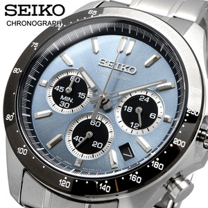 SEIKO Seiko wristwatch men's domestic regular goods Seiko selection quartz 8T chronograph business SBTR027