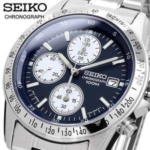 SEIKO セイコー 腕時計 メンズ 国内正規 クォーツ クロノグラフ ビジネス カジュアル SND365P