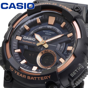 CASIO カシオ 腕時計 メンズ チープカシオ チプカシ 海外モデル アナログ デジタル 海外モデル AEQ-110W-2A3V