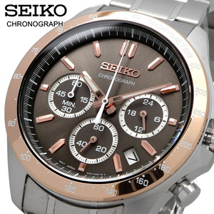 SEIKO セイコー 腕時計 メンズ 国内正規品 セイコーセレクション クォーツ 8T クロノグラフ ビジネス SBTR026