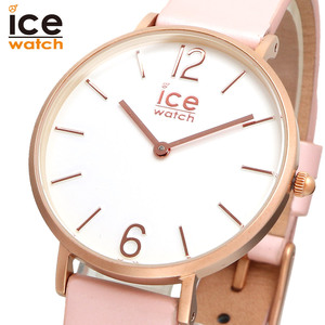 アイスウォッチ ICE WATCH 腕時計 レディース 015756 シティタンナー CITY tanner クォーツ ホワイト ピンク