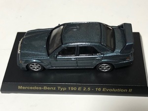 京商 1/64 ミニカーコレクション ベンツ 190E 2.5-16 EvoⅡ 