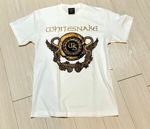 新品未使用 dead stockバンドTシャツ 貴重 白ボディ ホワイトスネイク Whitesnake 2006年名作アルバム In The Shadow Of The Blues