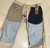 ゆうパック着払いのみ 名作 傑作 ダメージ 汚れ加工 チノパン Ｗ30 DIESEL KROOLEY 069GT JOGGJEANS ディーゼル ジーンズ デニムスウェット_画像10