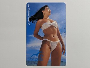 Seagulls シー・ギャルズ'88 ビキニ ハイレグ 女性モデル テレカ テレホンカード 未使用 