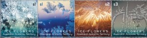 ★オーストラリア領アトランティック諸島・2016　氷の結晶（Ice Flowers）4種