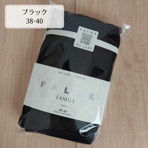 ファルケ FALKE ファミリータイツ ブラック 38-40 冬コーデ