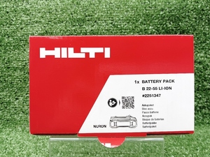  unused HILTI Hill tiNURON battery pack lithium ion B22-55 ①