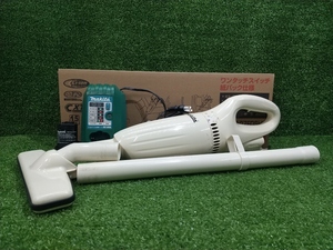 中古 makita マキタ 10.8V 充電式クリーナー カプセル式 1.3Ah バッテリー 充電器 付 CL100DW ②