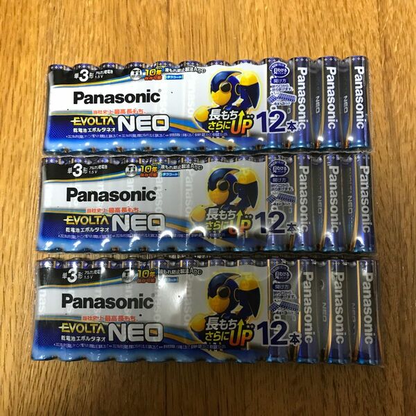 Panasonic アルカリ乾電池 エボルタネオ 単3形 36本セット