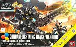 １円スタート☆HG ライトニングブラックウォーリア ガンダムビルドファイターズバトローグ