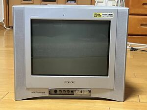 【通電OK】SONY KV-14DA75 トリニトロン カラー テレビ ソニー ブラウン管テレビ 14型 2003年製 リモコン付き