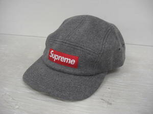 ◆◇Supreme×Harris/Tweed5 Panel Camp Cap/キャップ/グレー/シュプリーム　:古k1540-174ネ◇◆