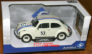 Solido 1/18 VW Volkswagen Rav bag is - Be color 53 Love Bug Herbie Volkswagen Beetle Solido Beetle Disney 