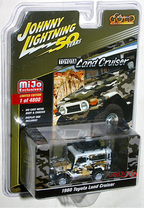 4800台限定 Johnny Lightning 1/64 1980 トヨタ ランドクルーザー 迷彩Toyota Land Cruiser FJ40 ジョニーライトニング Mijoカモフラージュ
