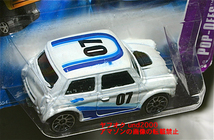 Hot Wheels Morris Mini モーリス ミニ クーパー ホワイト #07. ショートカード Cooper ホットウィール Pop-Offs_画像3