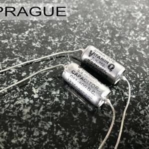 未使用 保管品 SPRAGUE スプラグ VITAMIN Q 0.022μF 600V コンデンサー 2個の画像1