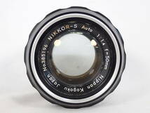 NIKON ニコン F NIKKOR-S AUTO 1:1.4 f=50mm カメラ レンズ 一眼レフ フィルムカメラ フィルター フード キャップ 箱付き_画像8