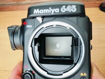 マミヤ Mamiya 645 Pro＆Sekor Zoom C 55-110mm f4.5 N カメラ＆レンズセット！☆１円～売り切り！！☆_画像8