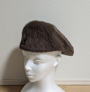 M 新品 KANGOL Furgora 504 ハンチングキャップ K3016ST カンゴール Fur gora ファーゴラ ハンチング ブラウン 茶 ファー