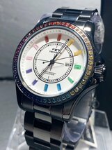 新品 腕時計 正規品 TECHNOS テクノス クオーツ アナログ腕時計 3気圧防水 カレンダー 3針 ブラック ホワイト ビジネス メンズ プレゼント_画像4