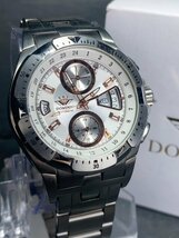 新品 正規品 ドミニク DOMINIC 自動巻き 腕時計 オートマティック カレンダー 5気圧防水 ステンレス ホワイト ピンクゴールド プレゼント_画像2