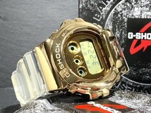 新品 CASIO カシオ 正規品 腕時計 G-SHOCK ジーショック Gショック スケルトン デジタル腕時計 多機能腕時計 クオーツ 20気圧防水 ゴールド_画像6